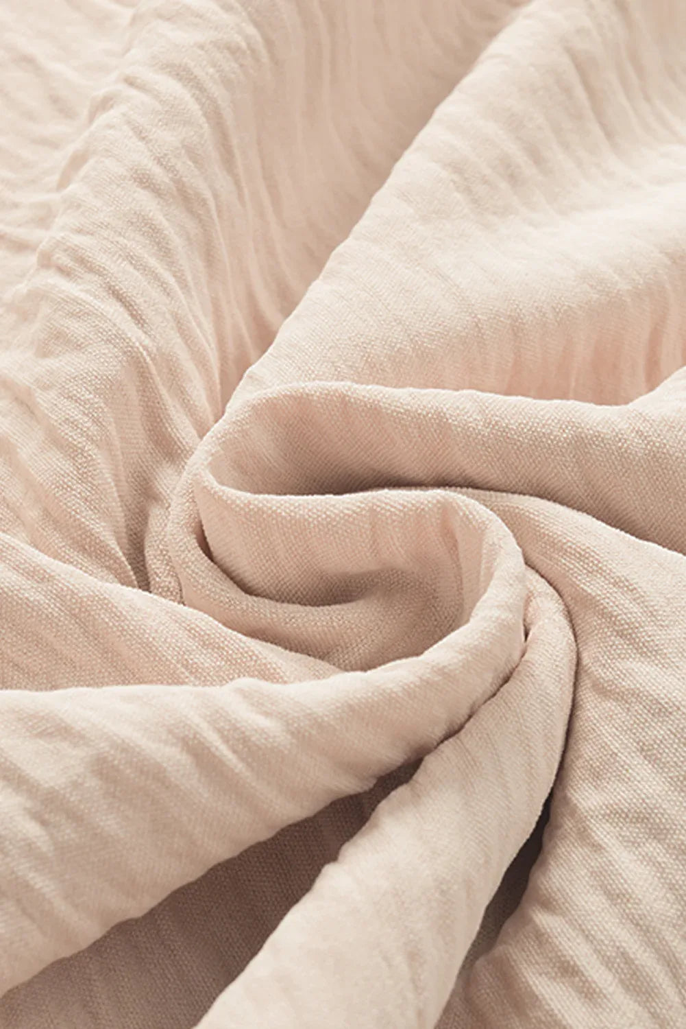 Apricot V Neck Knotted Shoulder Vest - MarkoFit