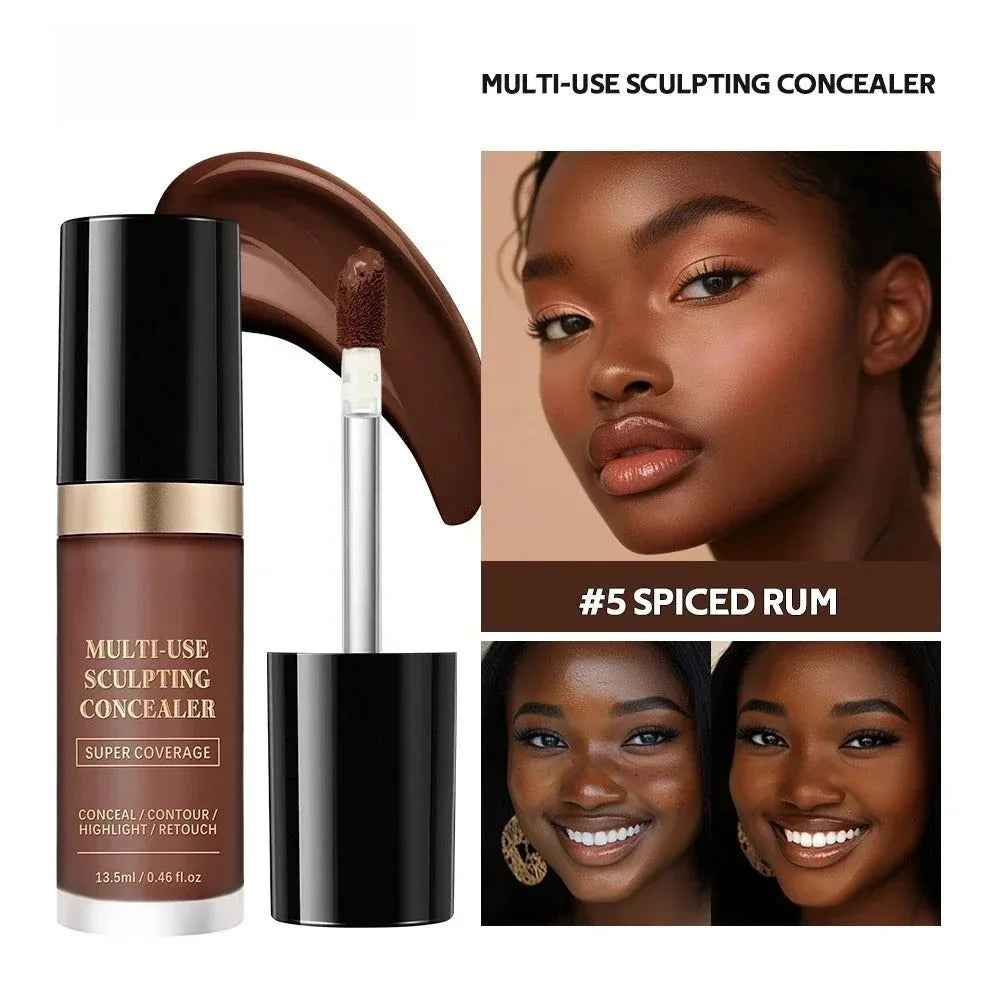 Super Coverage Concealer Multi-Use Cream Oil Free Long Lasting - MarkoFit