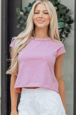 Bright Pink Mineral Wash Boxy Fit Cotton Tank Top - MarkoFit