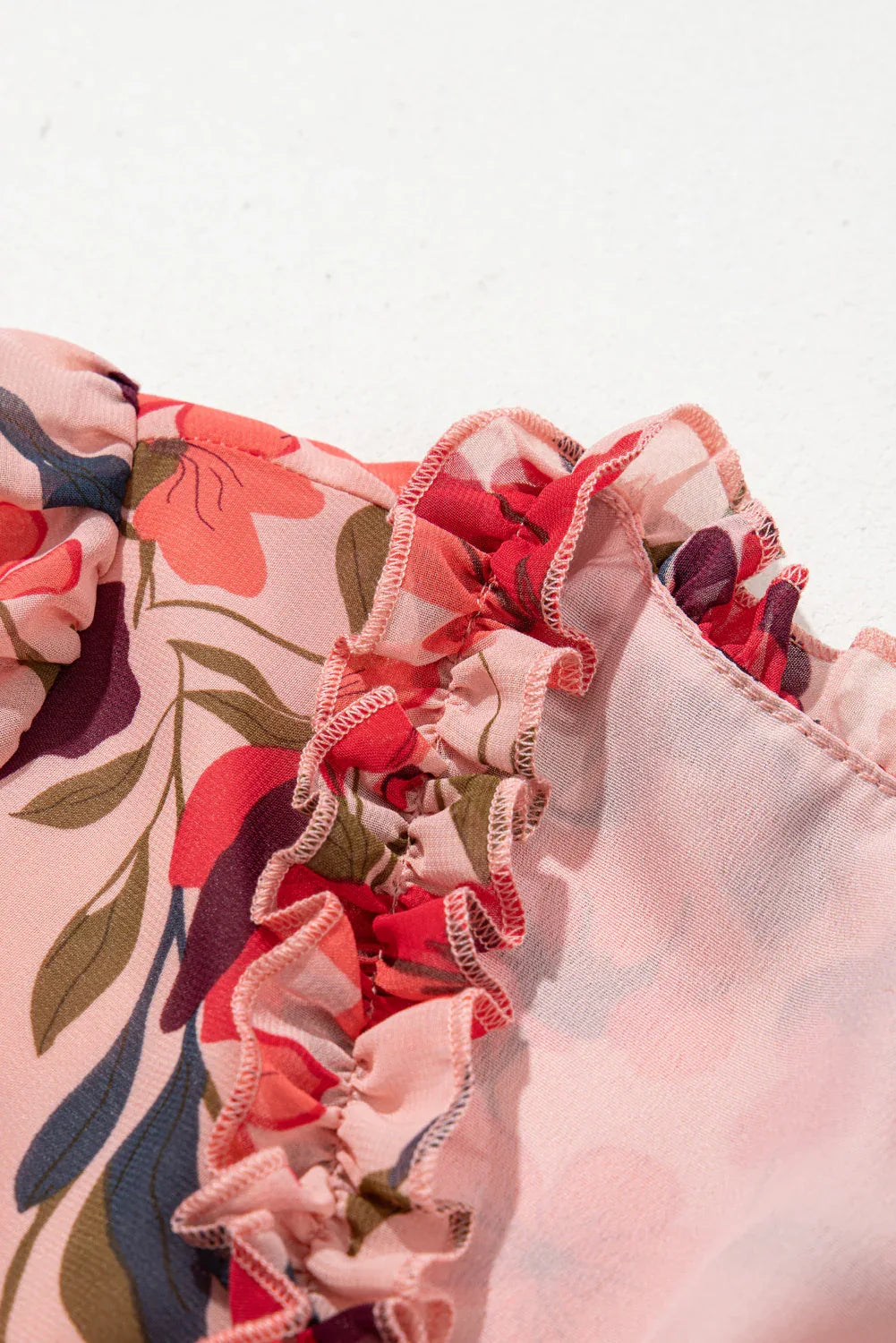 Wild Lotus Ruffle Tiered Maxi Dress - MarkoFit