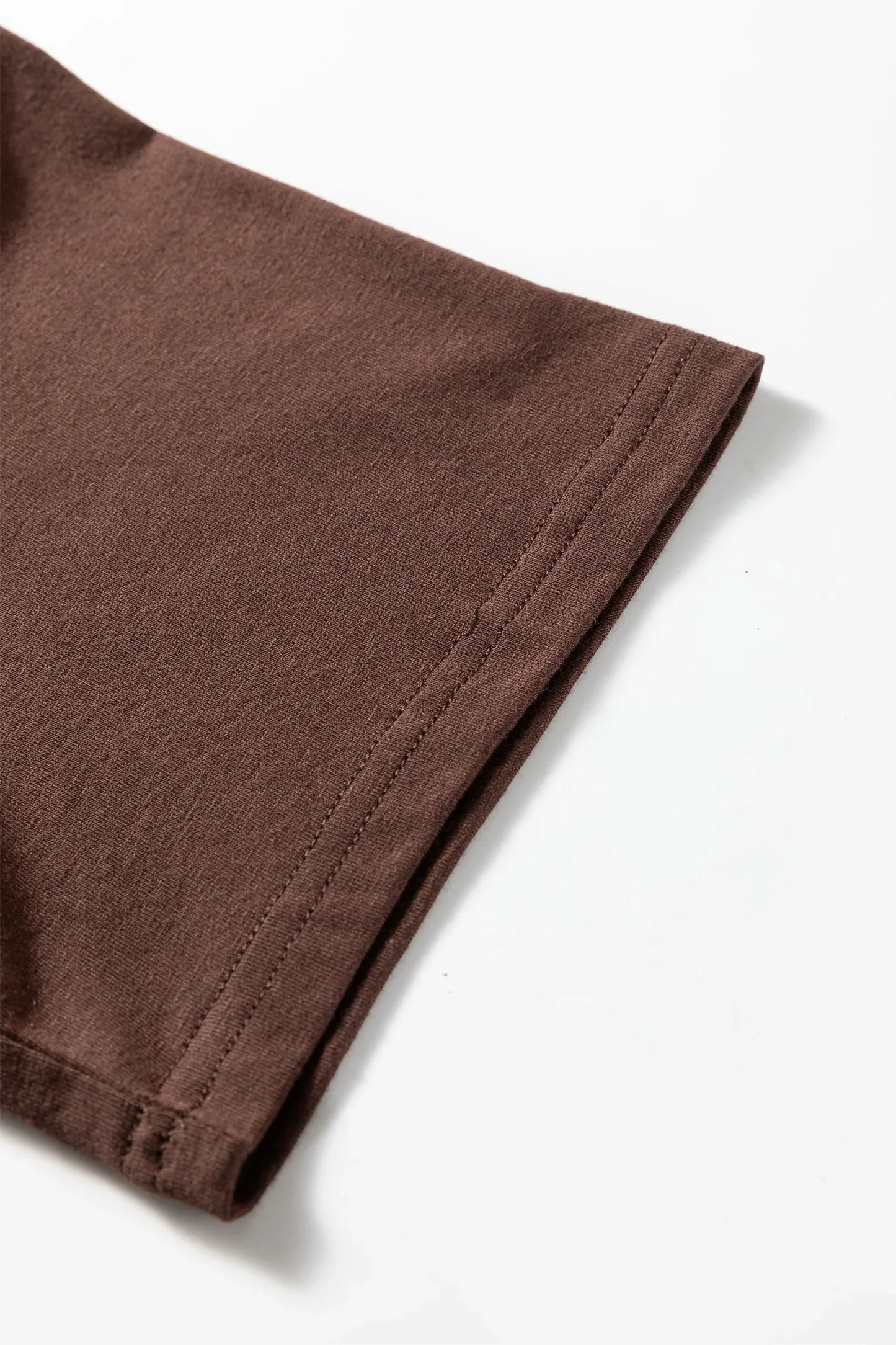 Red Sandalwood Floral Patchwork Short Sleeve T Shirt Loose Maxi Dress - MarkoFit