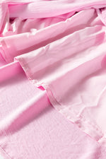 Pink Smocked Bodice Flutter Sleeve Fit Flare Tiered Midi Dress - MarkoFit