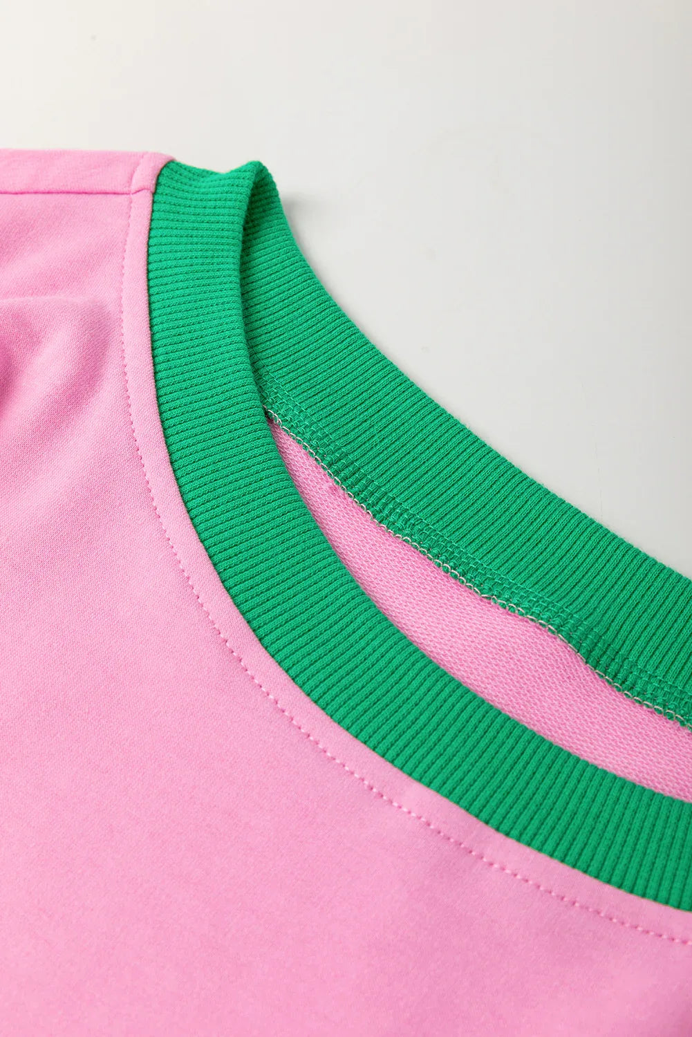 Bonbon Plus Size Contrast Trim T Shirt and Skirt Two Piece Set - MarkoFit