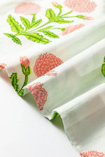 Casual Wild Flower Print V Neck 3/4 Sleeve Blouse - MarkoFit