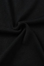 Black Zip up Mock Neck Ribbed Sleeveless Bodysuit - MarkoFit