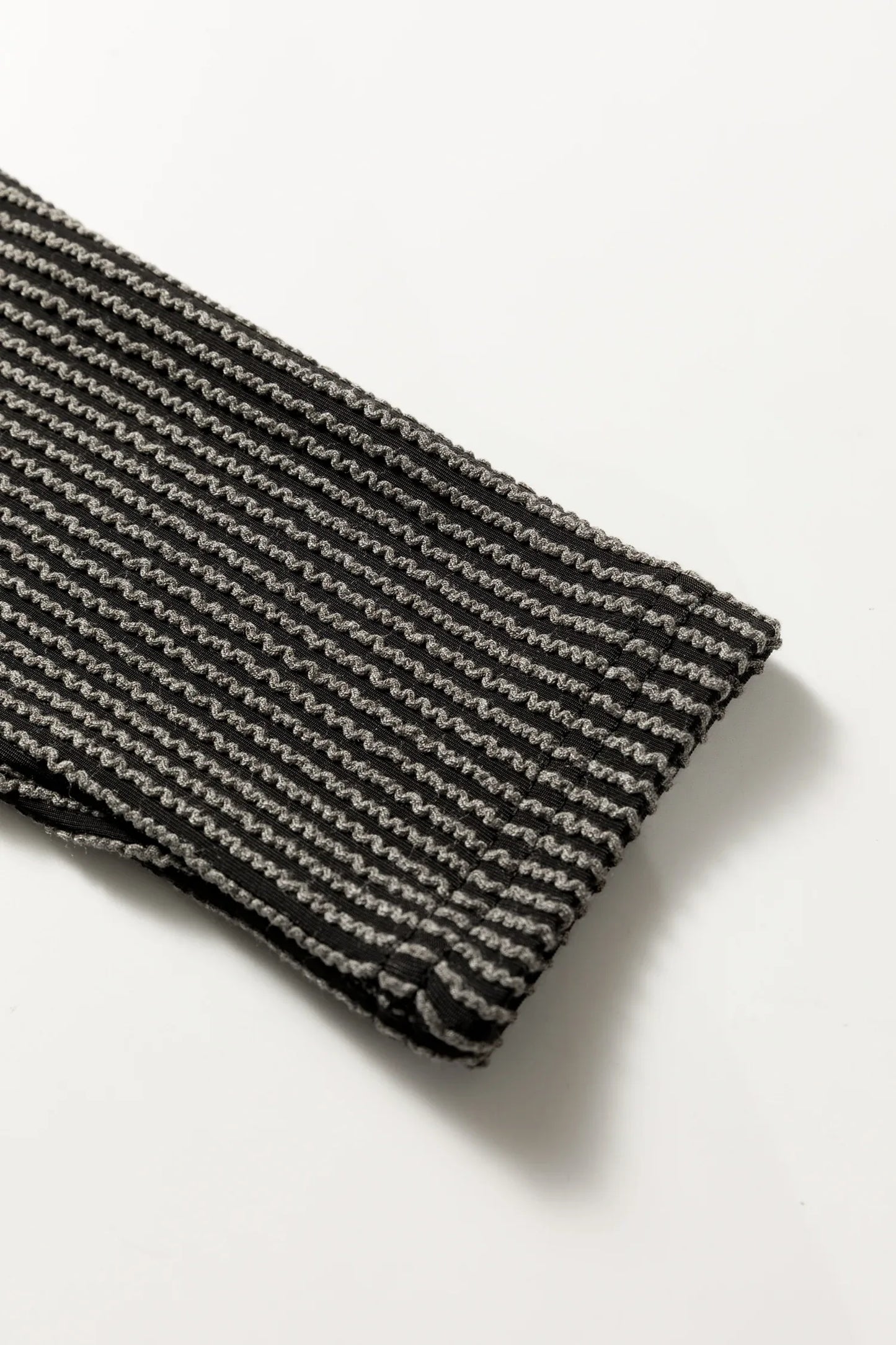 Carbon Grey Twisted Ribbed Dolman Long Sleeve Top - MarkoFit