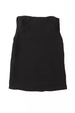 Black V Neck Knotted Shoulder Vest - MarkoFit