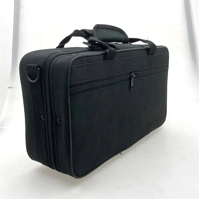 Portable Clarinet Case Bag Crossbody Black Pipe Cloth Box - MarkoFit
