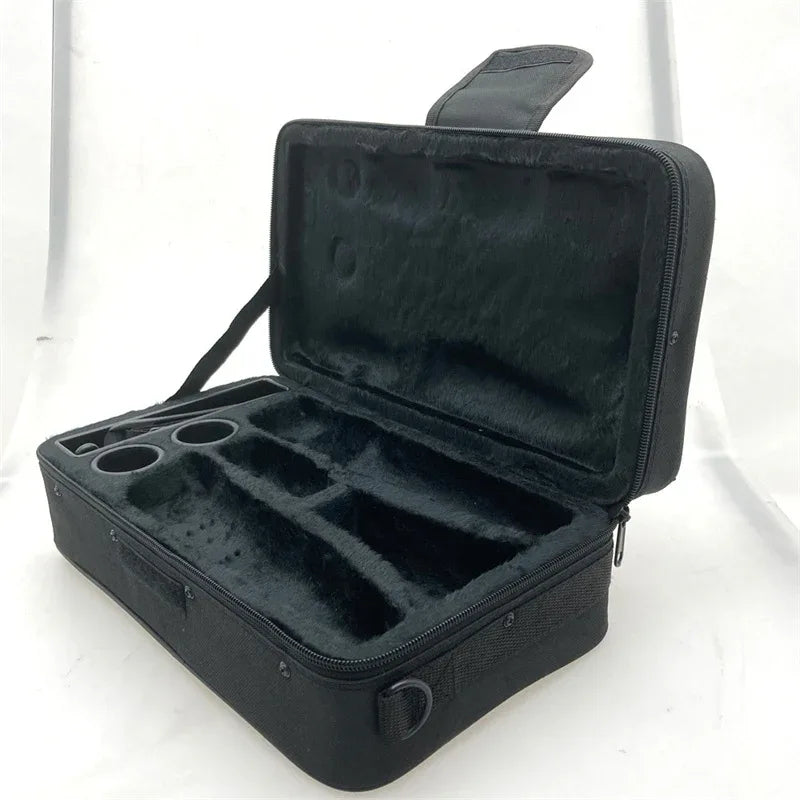 Portable Clarinet Case Bag Crossbody Black Pipe Cloth Box - MarkoFit