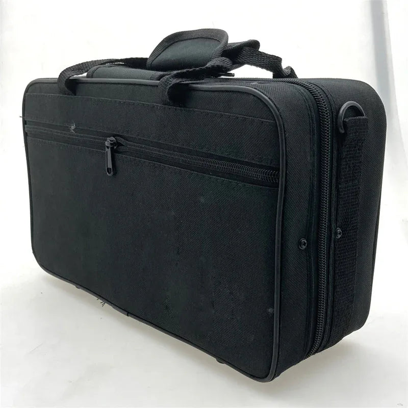 Portable Clarinet Case Bag Crossbody Black Pipe Cloth Box - MarkoFit