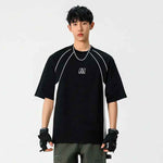 Embroidered short sleeved T-shirt for men - MarkoFit