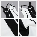 Strap Bandages Dress Bodycon Patchwork Clothes Club Party Summer Dress - MarkoFit