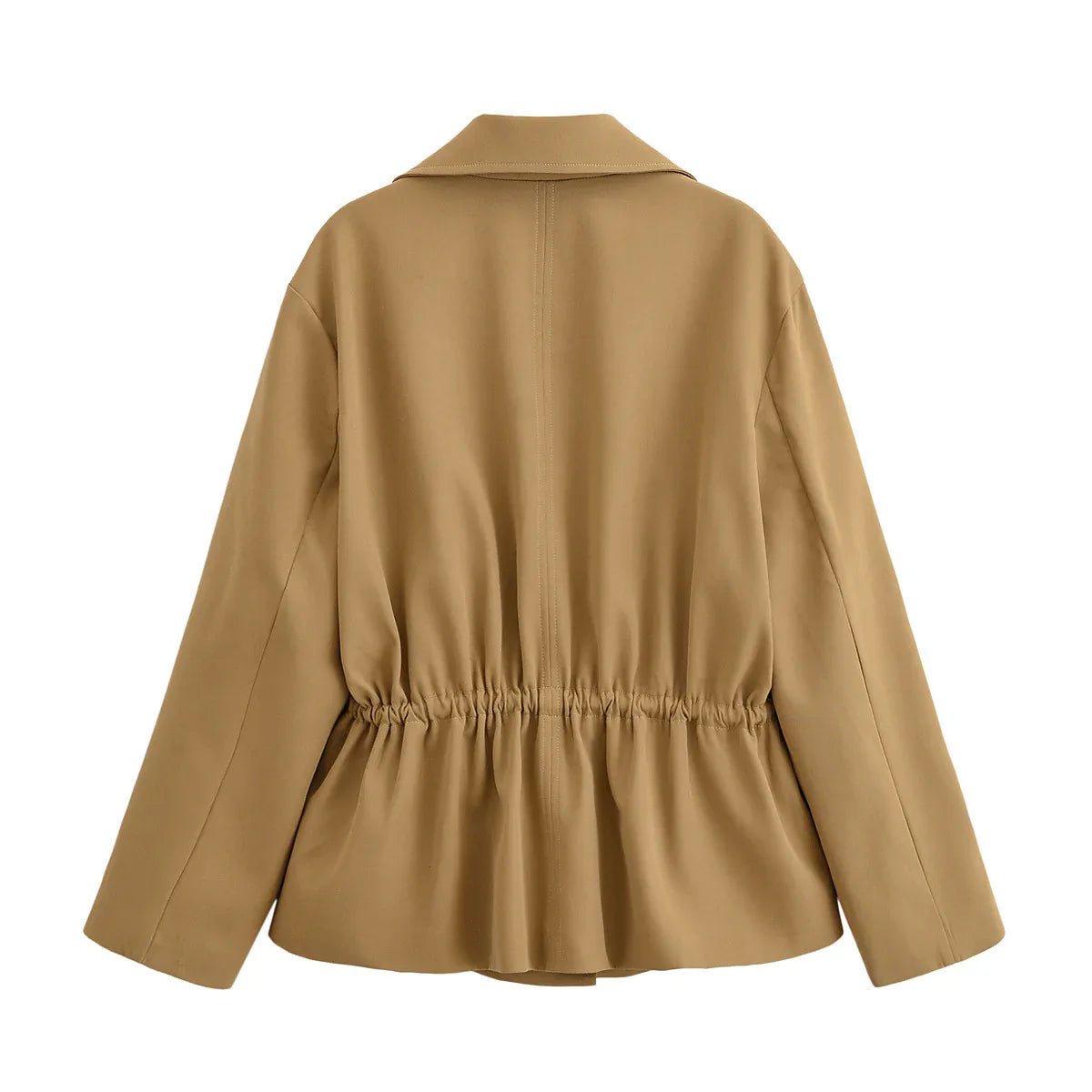 Waist lapel short jacket for women's autumn - MarkoFit