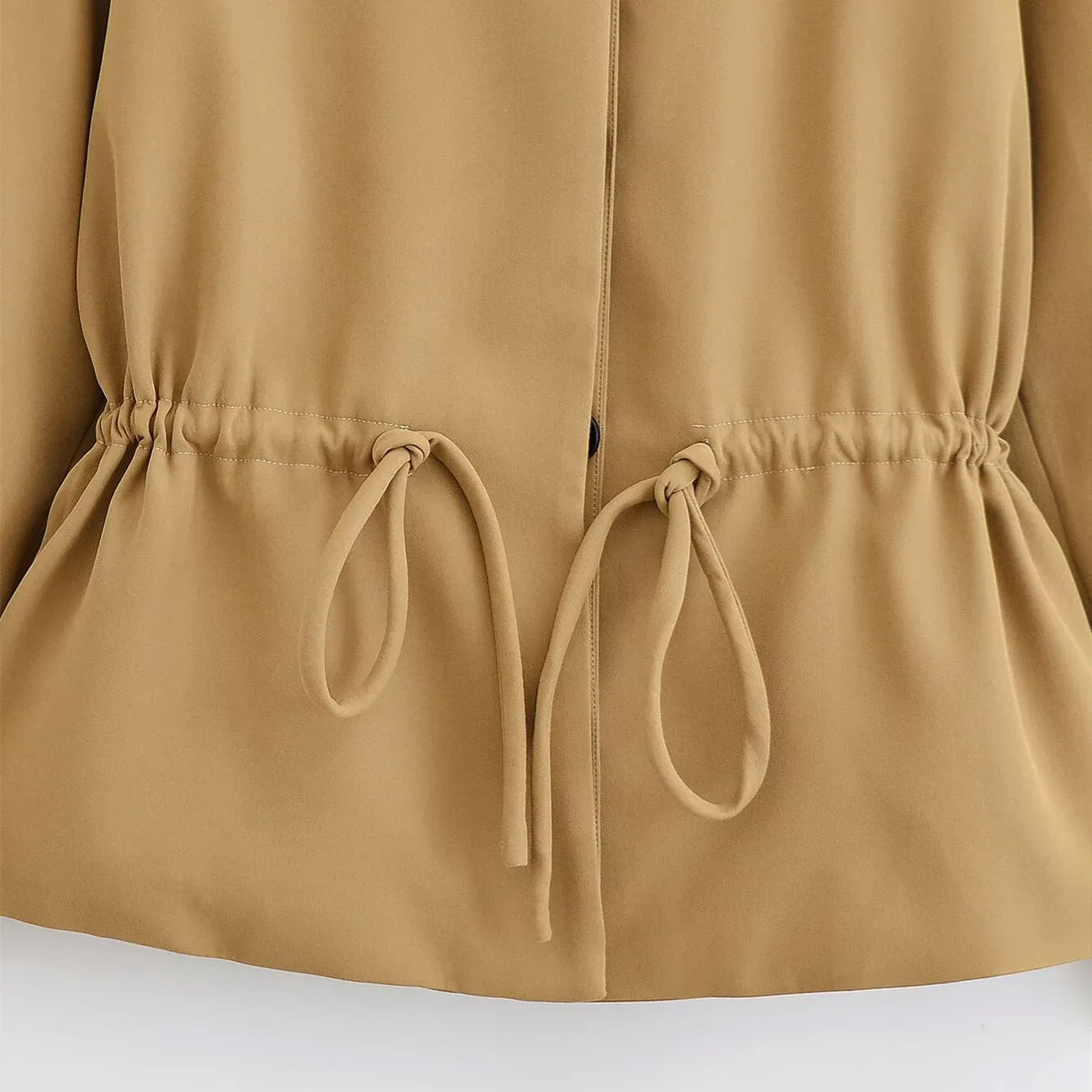 Waist lapel short jacket for women's autumn - MarkoFit