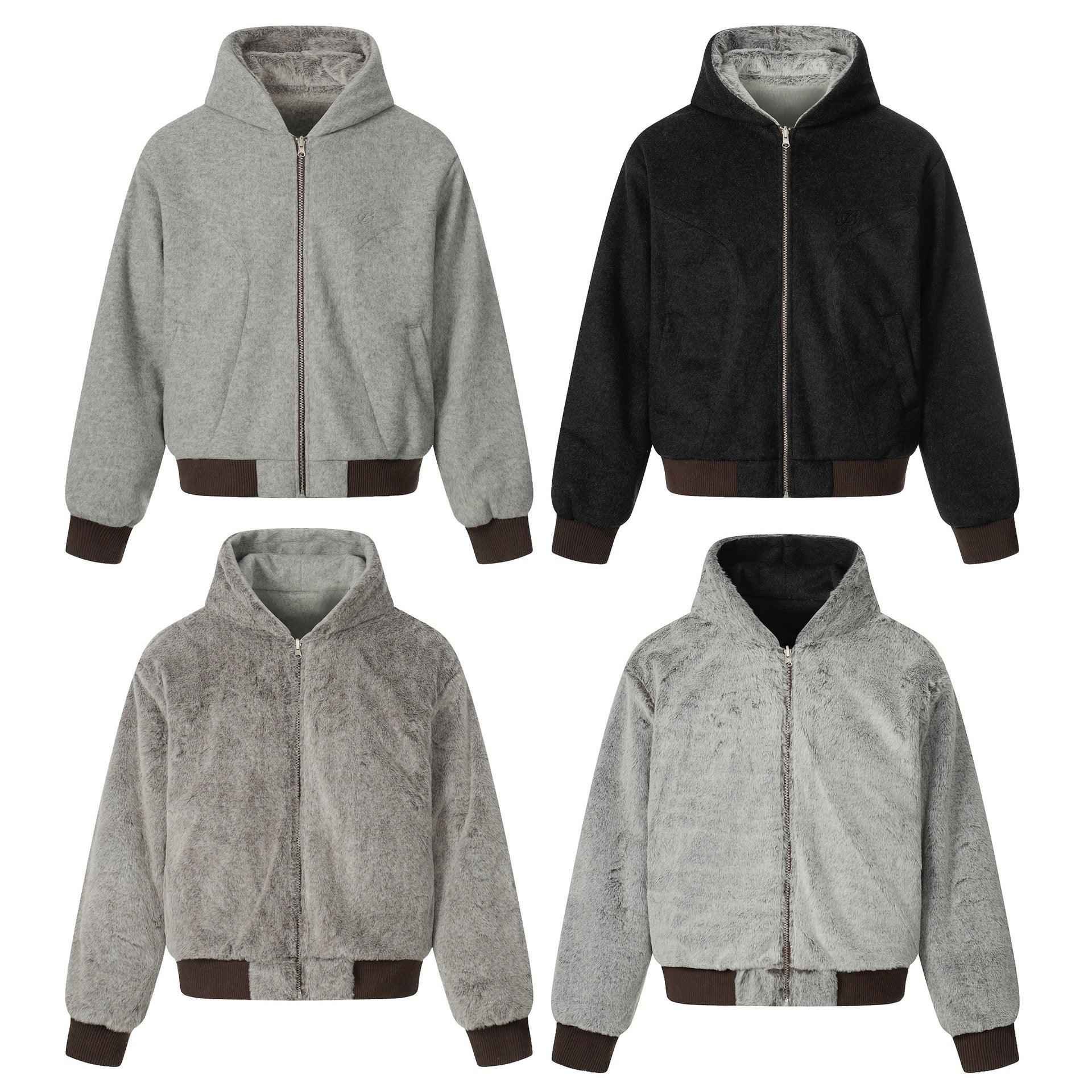 Zipper hooded sweatshirt for men - MarkoFit