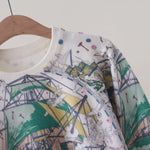 Fall Winter Art Print Sailboat Women's Sweater Pullover Swater Women Clothing Retro Crewneck Knitted Bottom top Y2K Clothes - MarkoFit