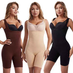 Women's One-Piece Body Shaping Clothes Abdomen Closing Pants Waist Closing Body Shaping Hip Lifting Pants Chest Supporting Gathering One-Piece Vest And Underwear - MarkoFit