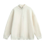 Half zip stand up collar sweater for men - MarkoFit