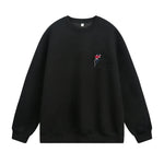 Embroidered round neck sweatshirt for men - MarkoFit