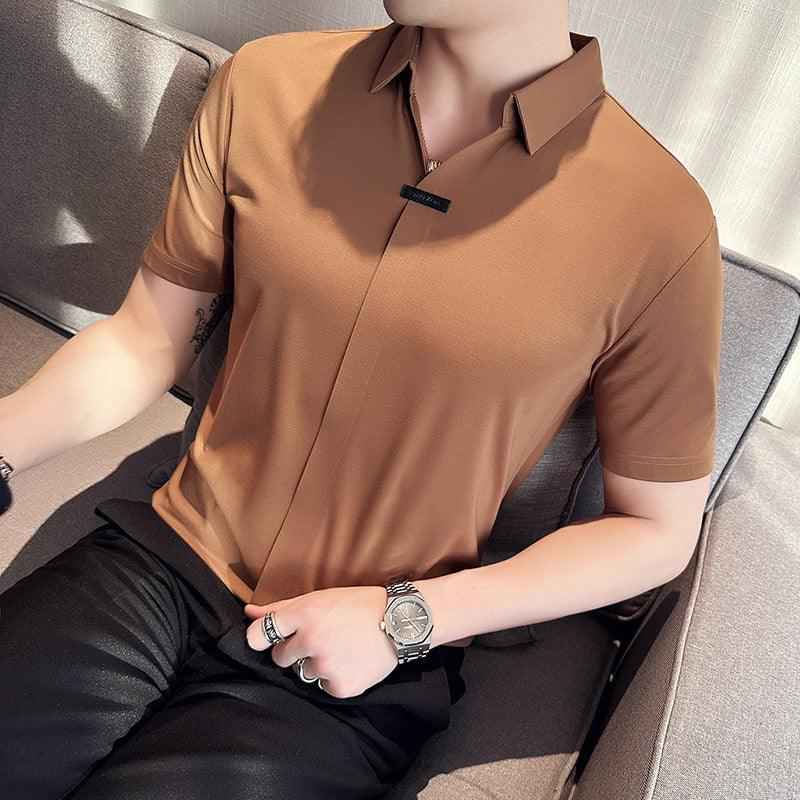 Short Sleeve Polo Shirt for Men - MarkoFit