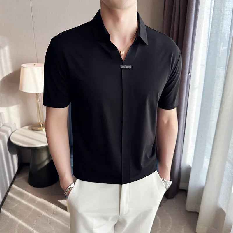 Short Sleeve Polo Shirt for Men - MarkoFit