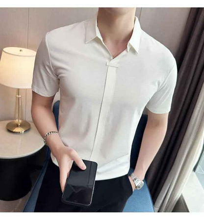 Short Sleeve Polo Shirt for Men - MarkoFit