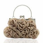 Rose Banquet Package Color Ding Cloth Dress Package Bride Bag - MarkoFit