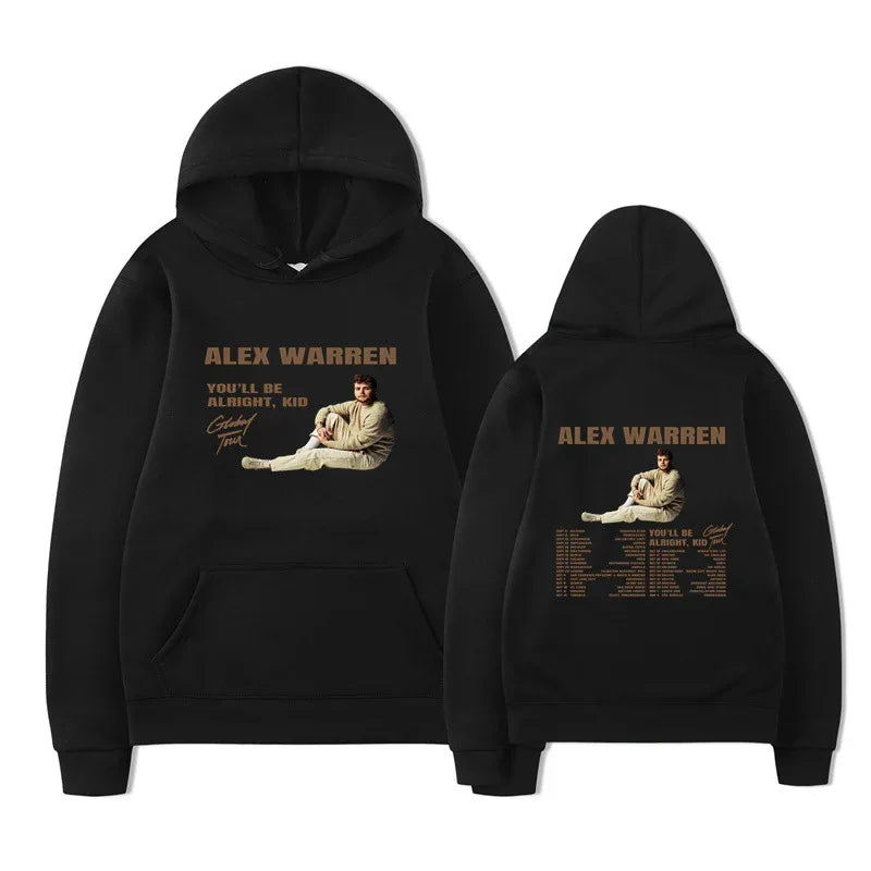 You'll Be Alright Kid Alex Warren Hoodies Men Clothes Winter - MarkoFit