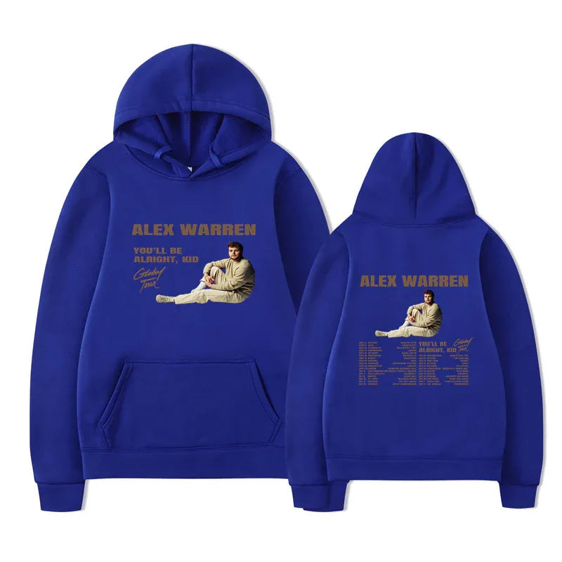 You'll Be Alright Kid Alex Warren Hoodies Men Clothes Winter - MarkoFit
