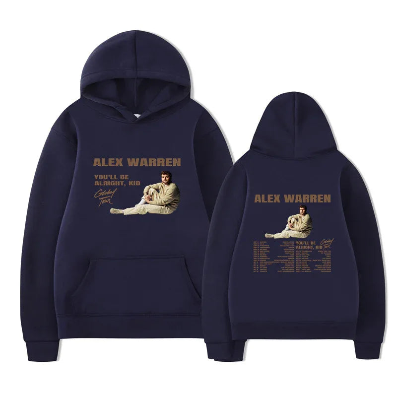 You'll Be Alright Kid Alex Warren Hoodies Men Clothes Winter - MarkoFit