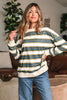 Khaki Stripe / XL / 100%Polyester