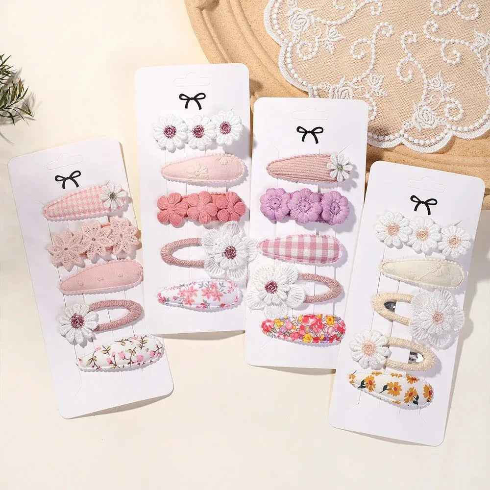 5Pcs BB Clips Set for Children Hair Accessories Sweet Hair bangs - MarkoFit
