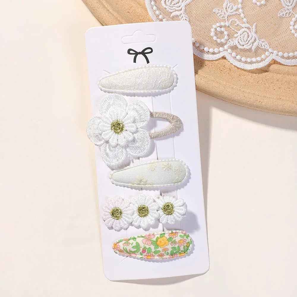 5Pcs BB Clips Set for Children Hair Accessories Sweet Hair bangs - MarkoFit