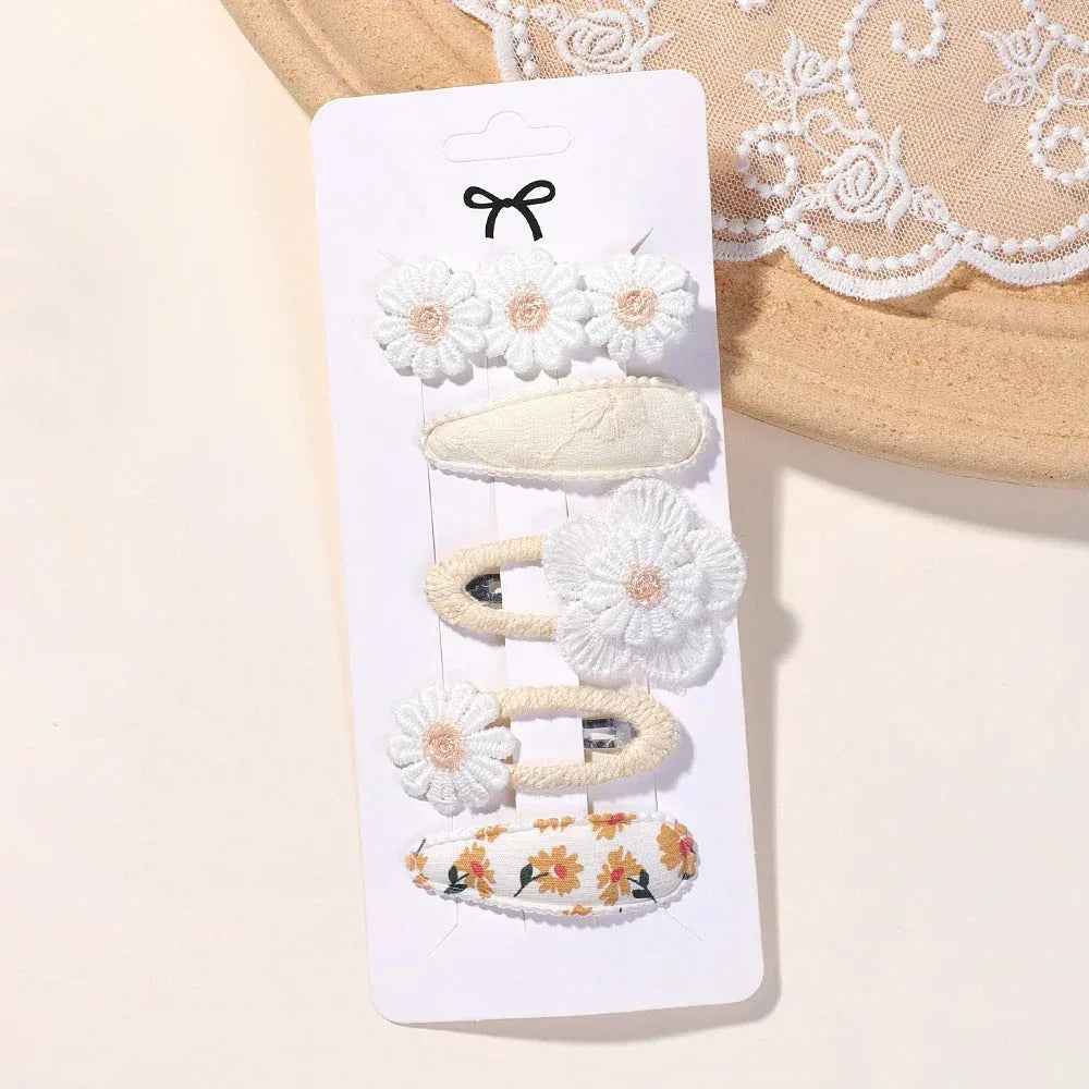 5Pcs BB Clips Set for Children Hair Accessories Sweet Hair bangs - MarkoFit