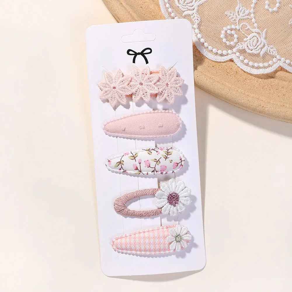 5Pcs BB Clips Set for Children Hair Accessories Sweet Hair bangs - MarkoFit
