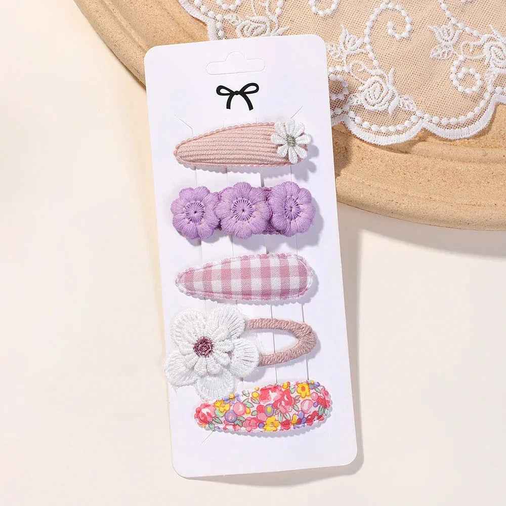 5Pcs BB Clips Set for Children Hair Accessories Sweet Hair bangs - MarkoFit