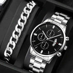 Fashion Men Luxury Calendar Quartz Wrist Watch - MarkoFit