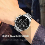 Fashion Men Luxury Calendar Quartz Wrist Watch - MarkoFit