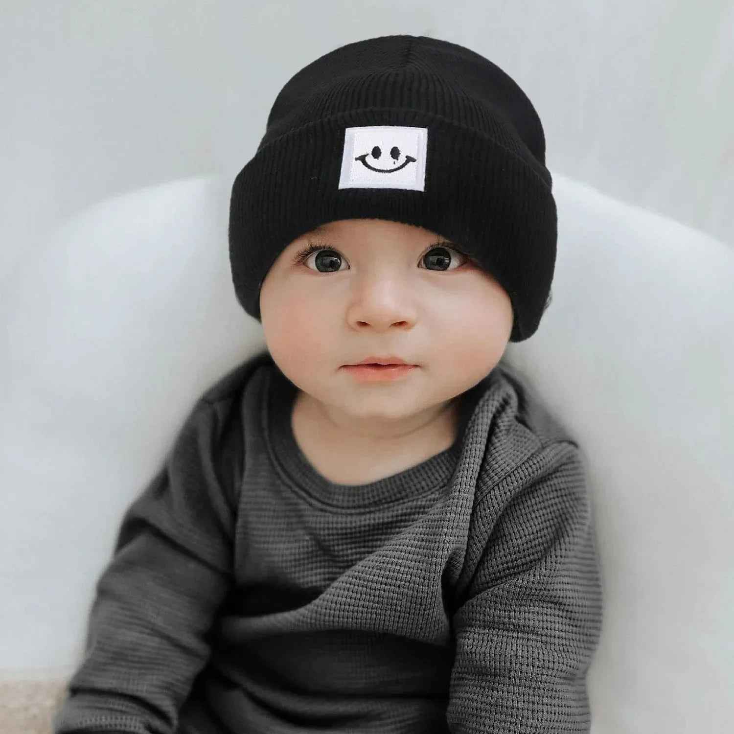 Kids Autumn Winter Hats for Newborn Crochet Beanie Toddler Boy - MarkoFit