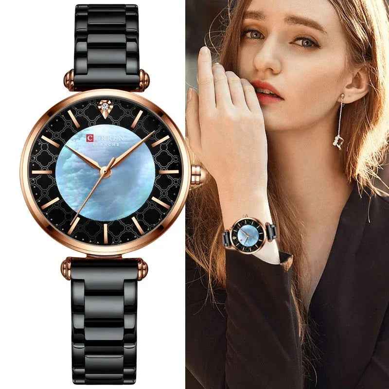 Steel Women Bracelet Watches Female Waterproof Clocks Relogio - MarkoFit