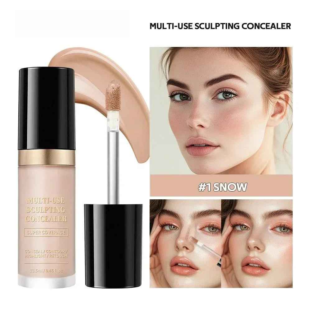 Super Coverage Concealer Multi-Use Cream Oil Free Long Lasting - MarkoFit