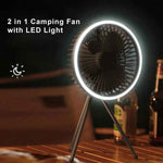 USB Rechargeable Wireless Ceiling Electric Fan With LED light For Home - MarkoFit