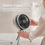 USB Rechargeable Wireless Ceiling Electric Fan With LED light For Home - MarkoFit